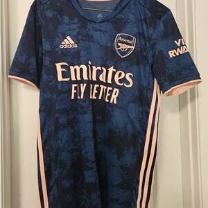 Adidas Arsenal Kids Navy and Pink Jersey